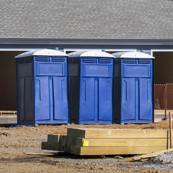 what is the maximum capacity for a single portable toilet in Penfield Illinois